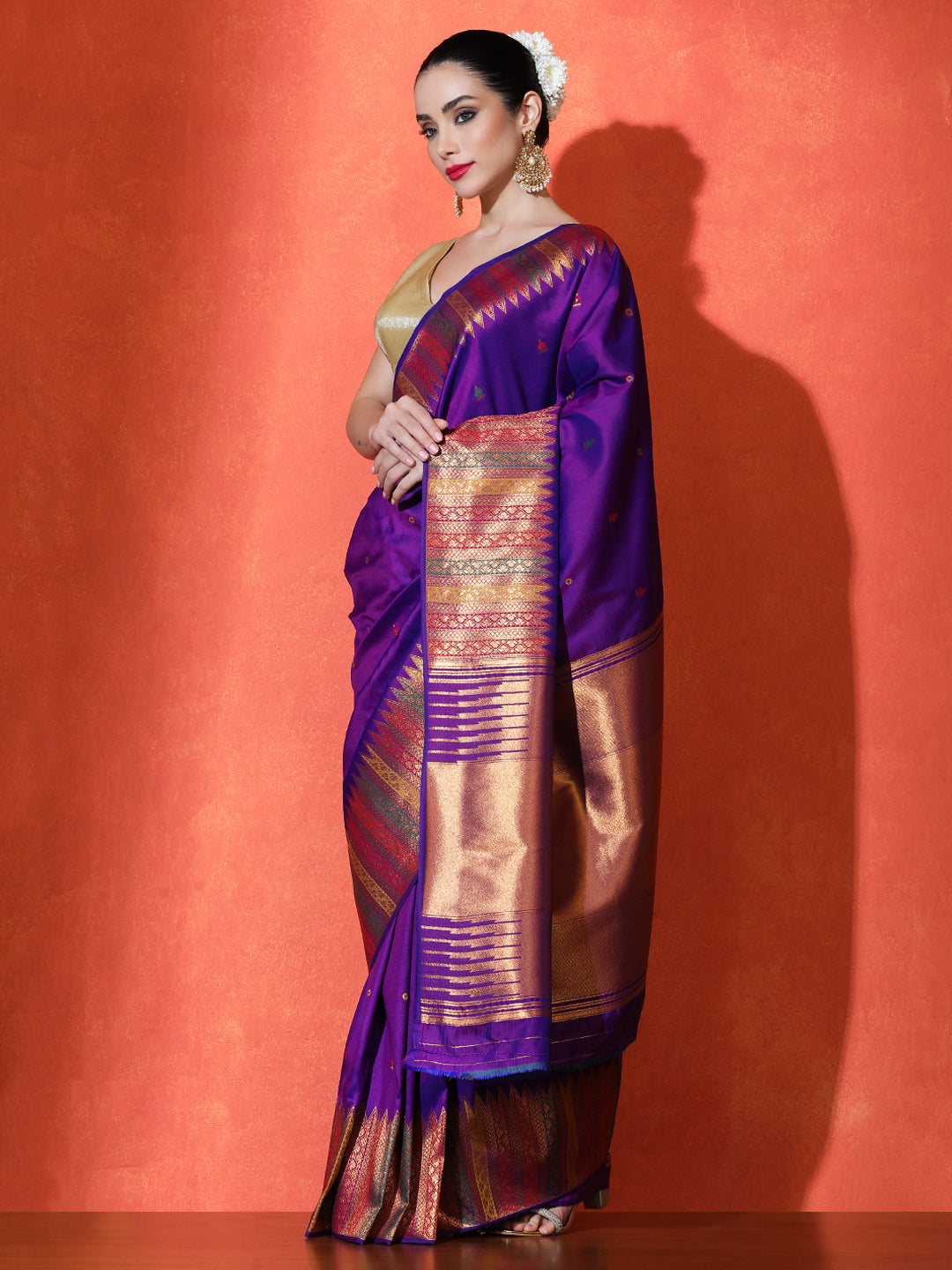 Aakshi Silk In Purple