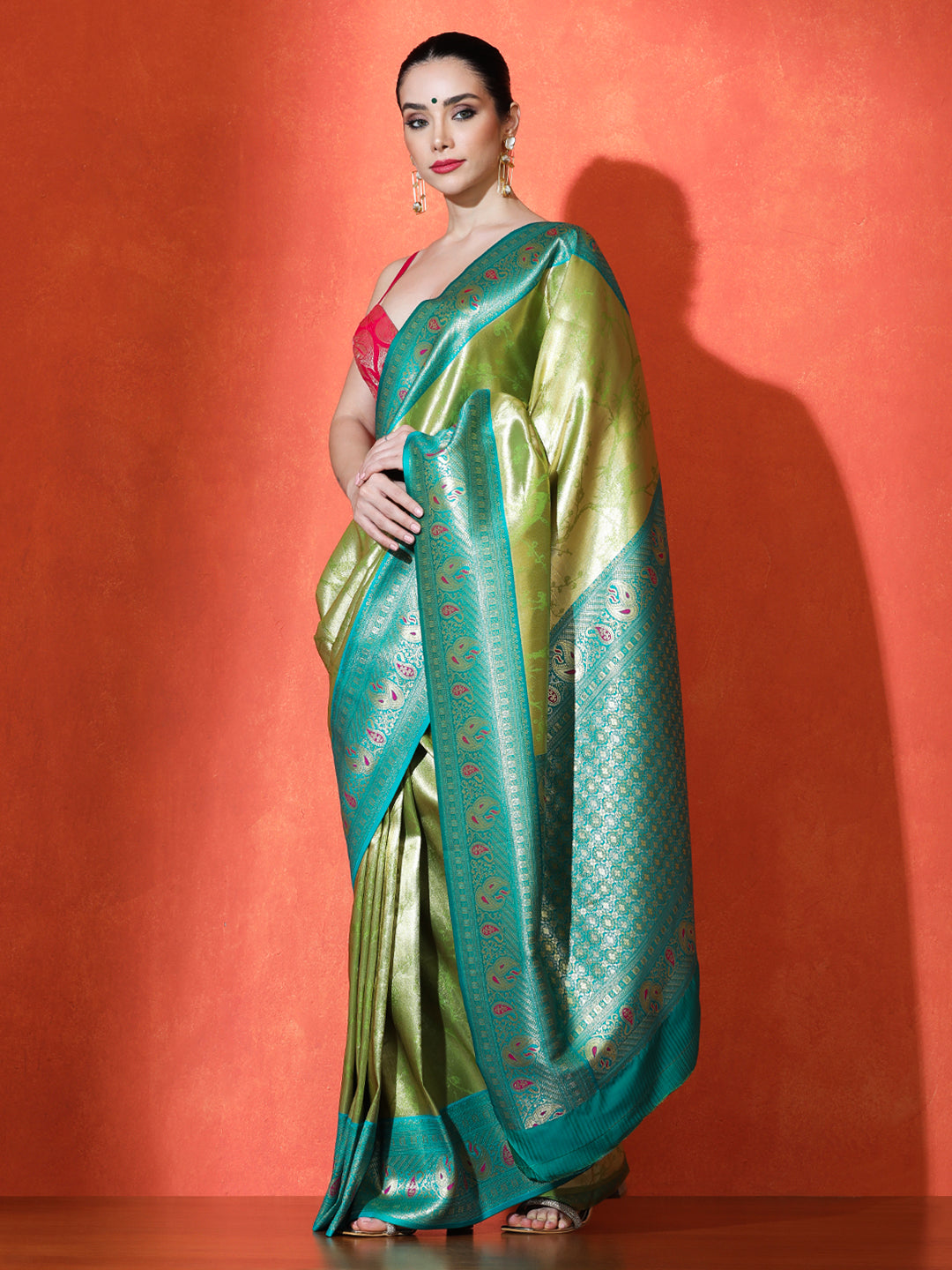 Eshana Silk in Light Green