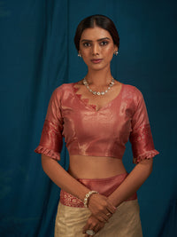 Swarnika Silk In Beige And Maroon