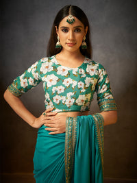 Gulaab in Turquoise Blue