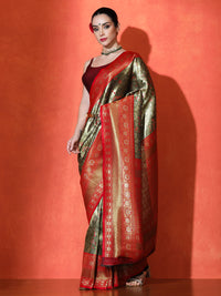 Vasanti Silk in Maroon