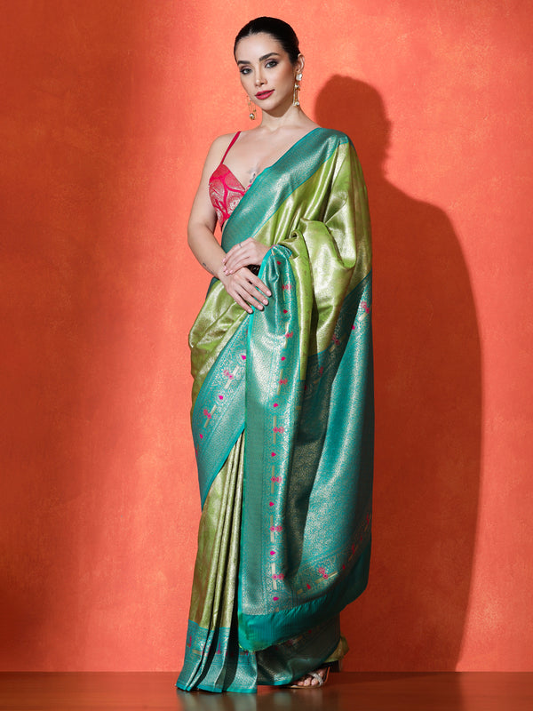 Chaitali Silk in Light Green