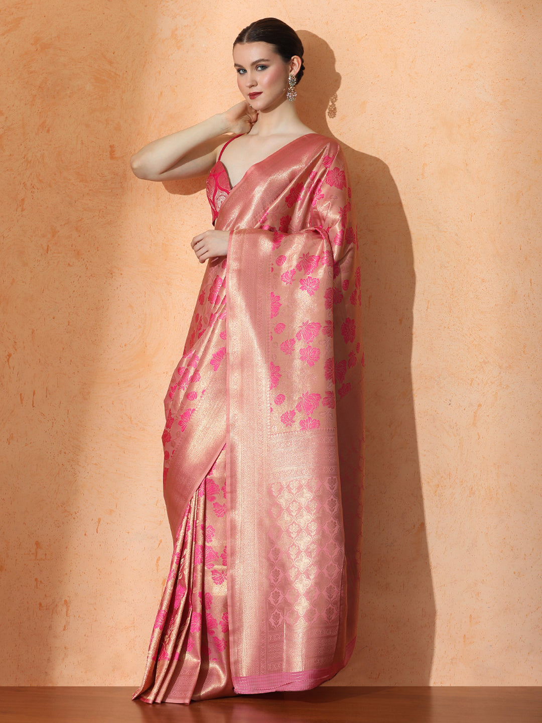 Sarvani Silk In Pink