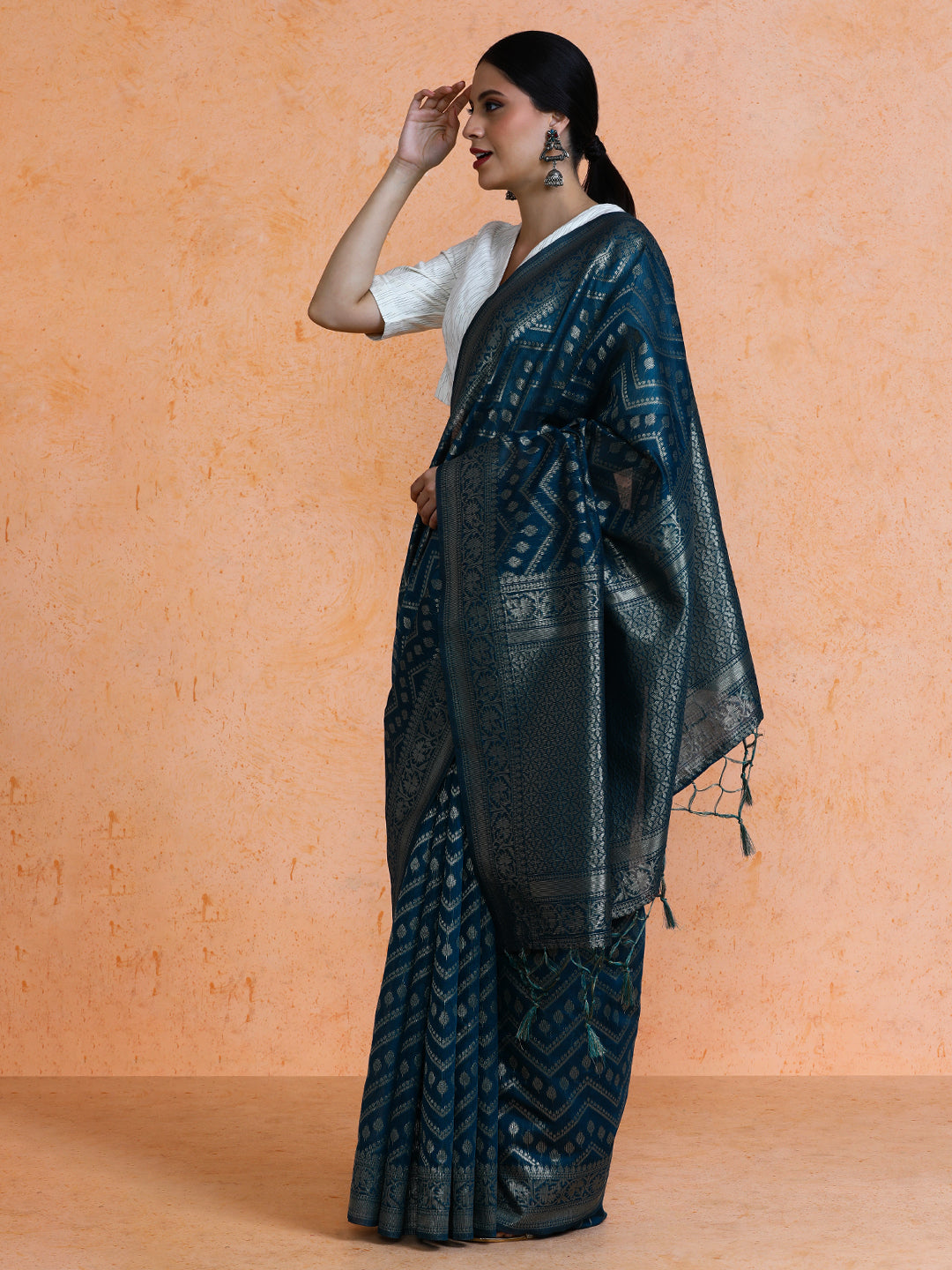 Navriti Cotton in Dark Blue