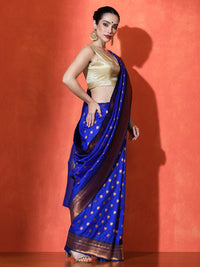 Bhakti Silk in Dark Blue