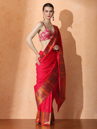 Aakshi Silk In Hot Pink