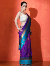 Latika Silk in Purple