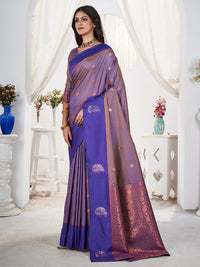 Jamuna Silk in Peacock Blue