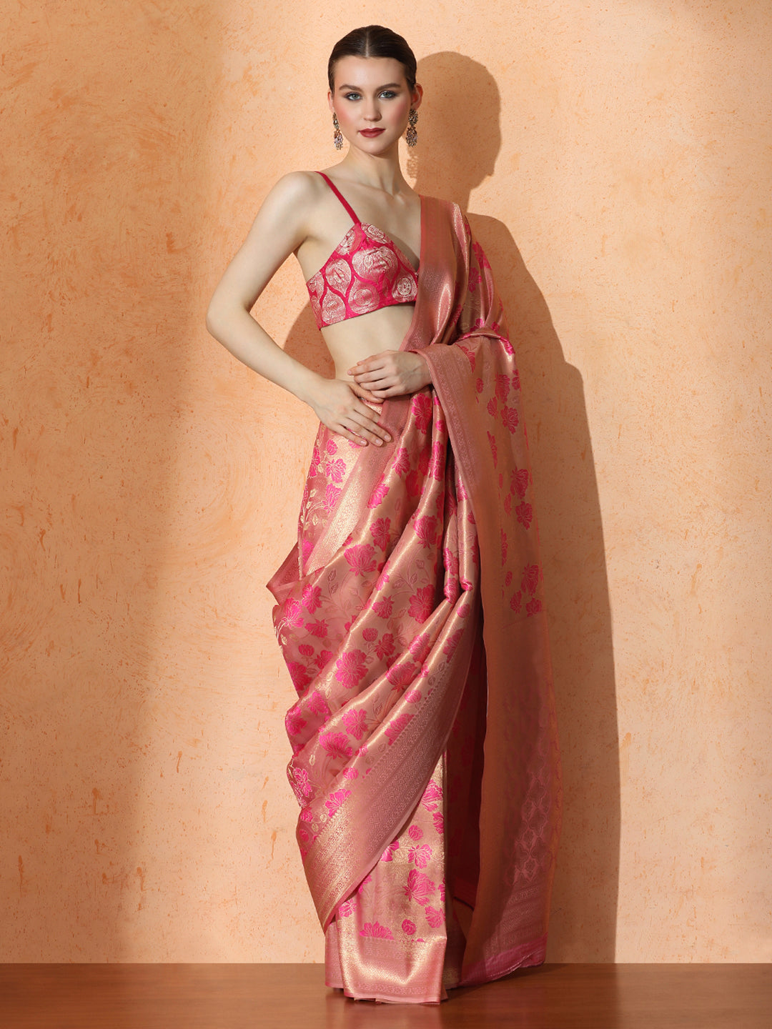 Sarvani Silk In Pink