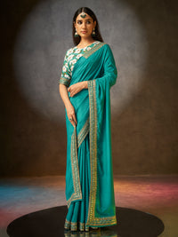 Gulaab in Turquoise Blue