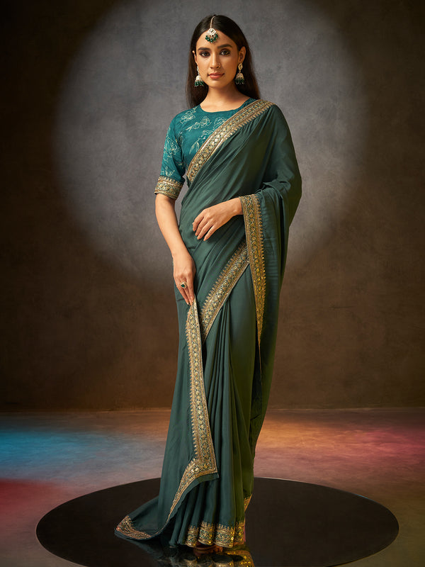 Gulaab in Dark Green