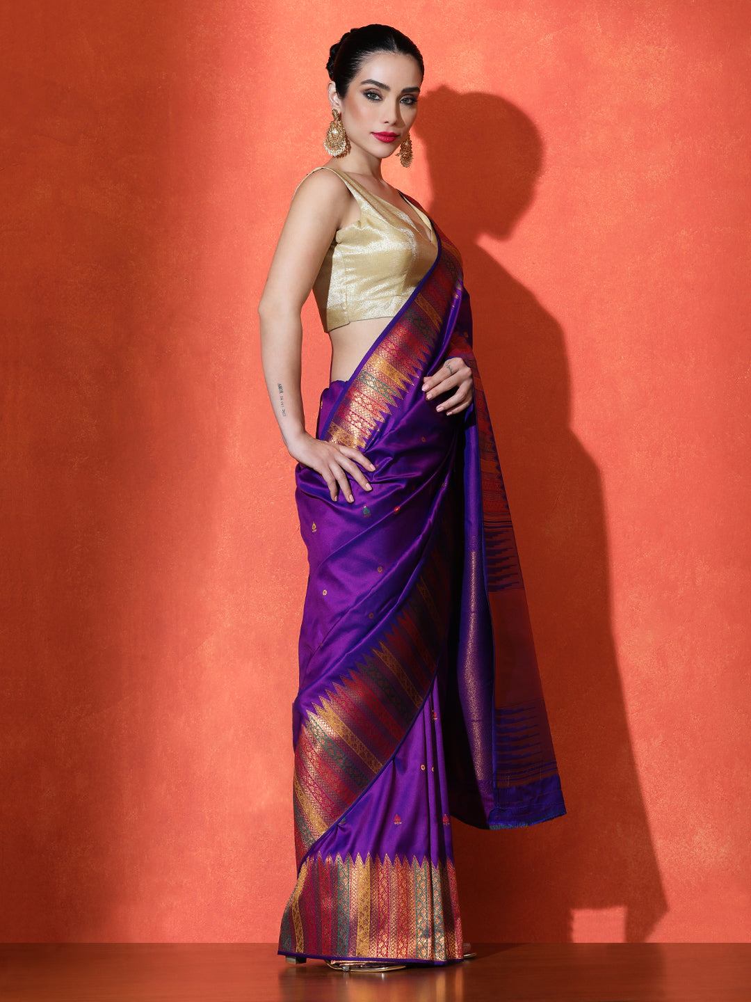 Aakshi Silk In Purple