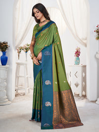 Jamuna Silk in Green