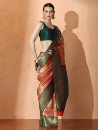 Rasika Silk In Orange