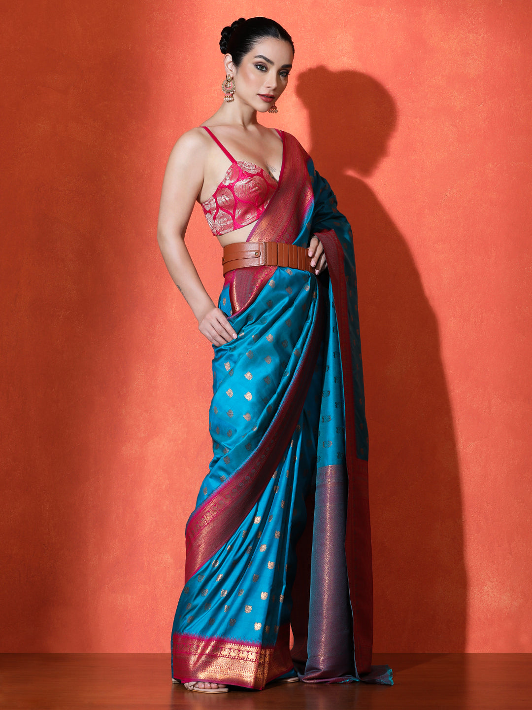 Bhakti Silk in Light Blue