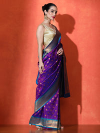 Bhakti Silk in Purple