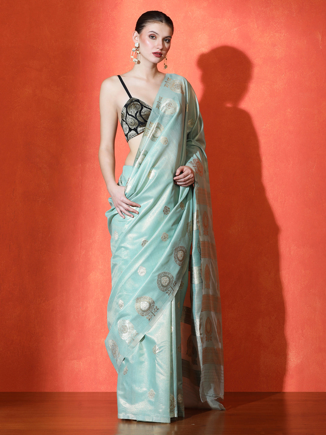 Shringar Silk In Light Blue