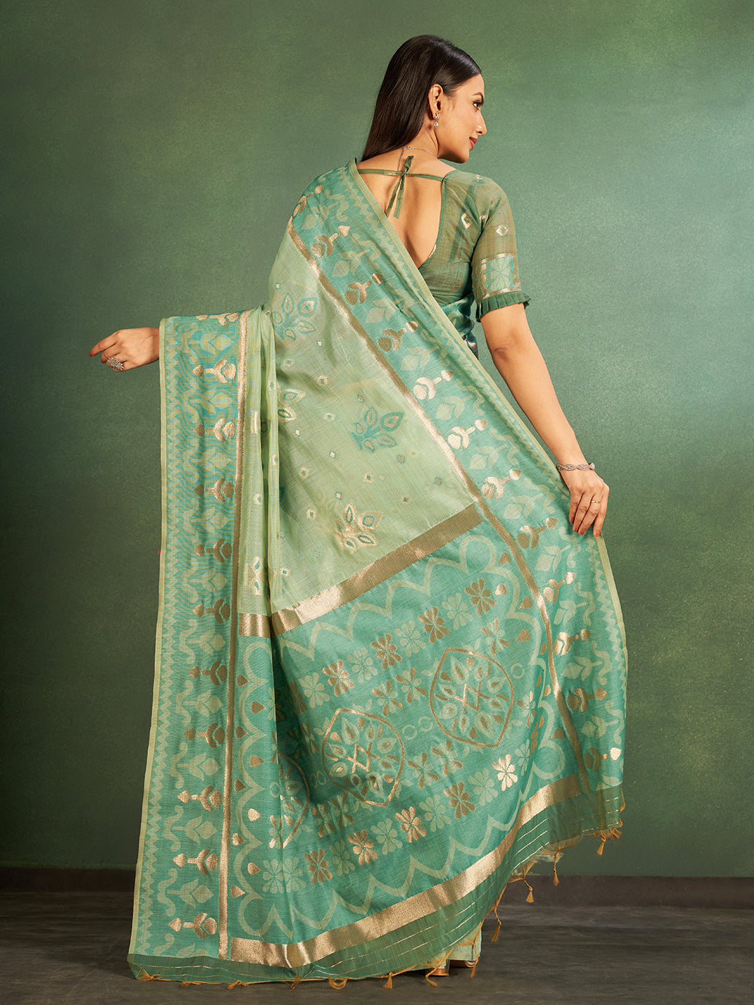 Kalika Cotton in Green