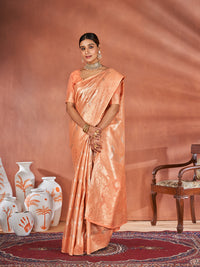 Etasha Silk In Orange