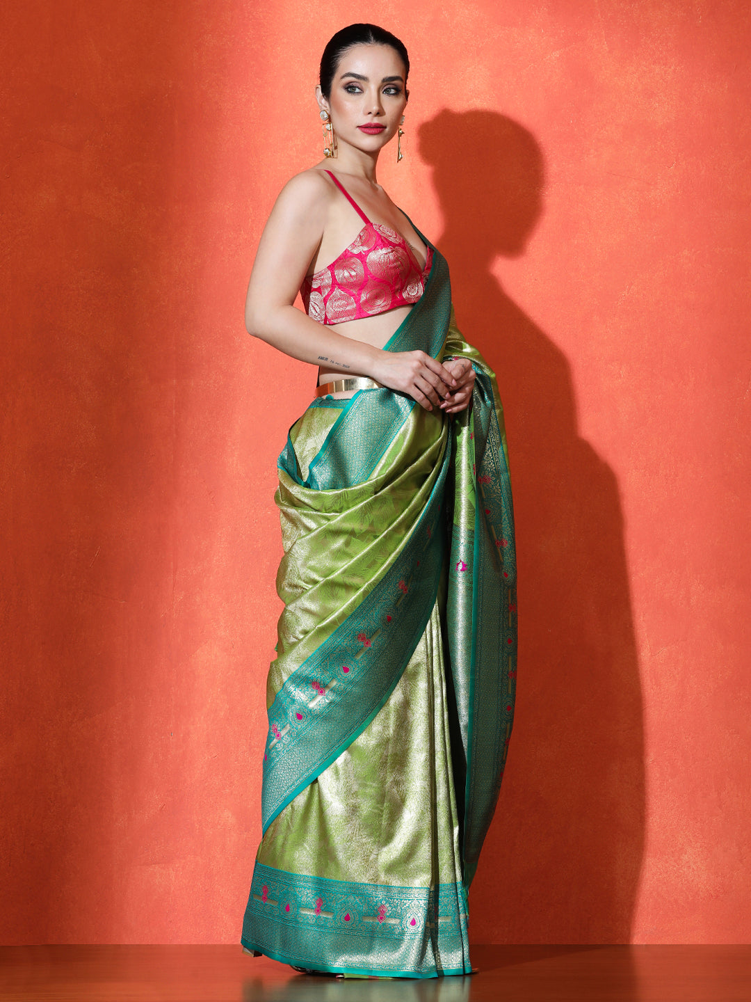 Chaitali Silk in Light Green