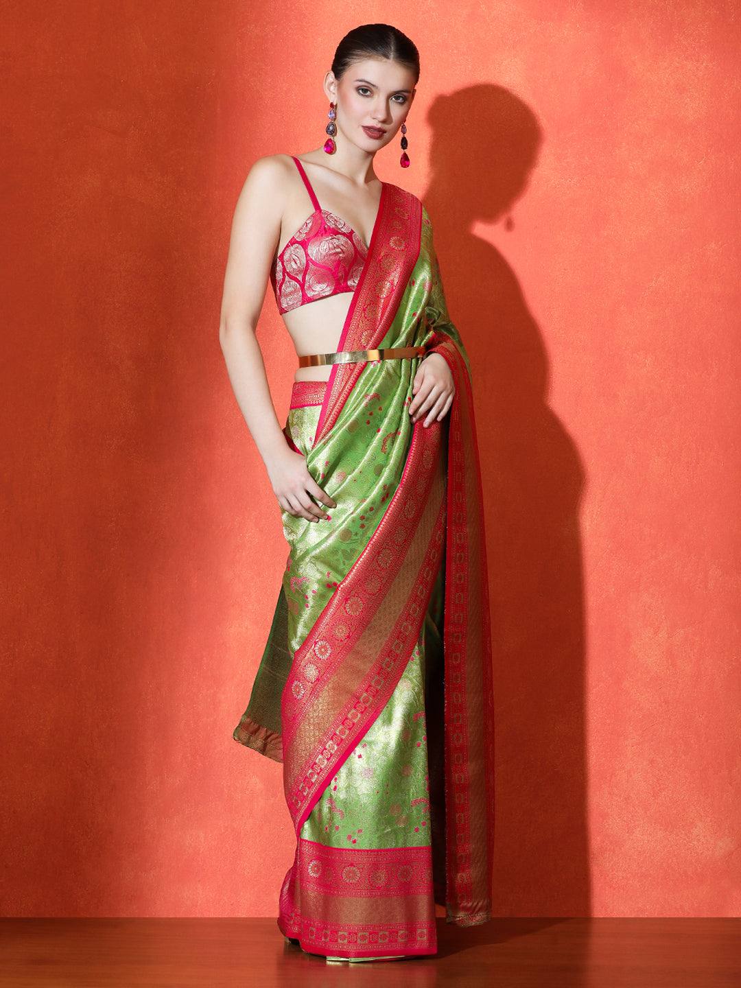 Vasanti Silk in Light Green