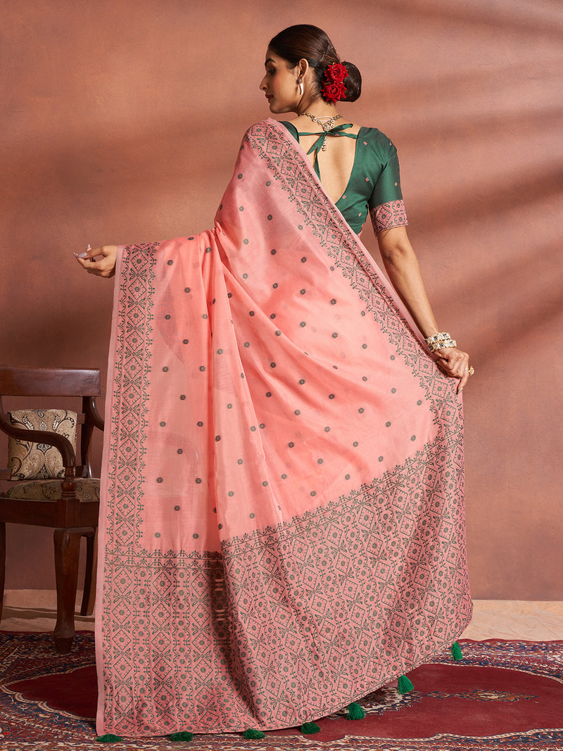 Dhrisha Cotton in Rose Pink