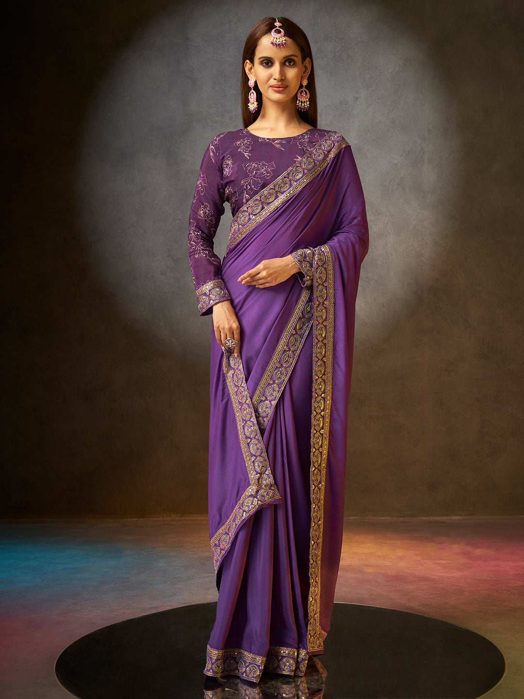 Gulaab in Dark Violet