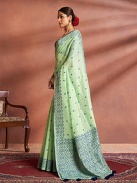 Dhrisha Cotton in Mint Green