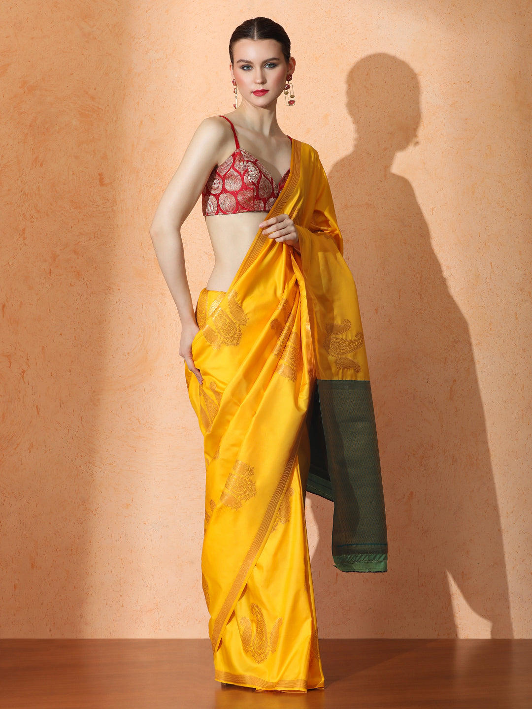 Charita Silk In Yellow