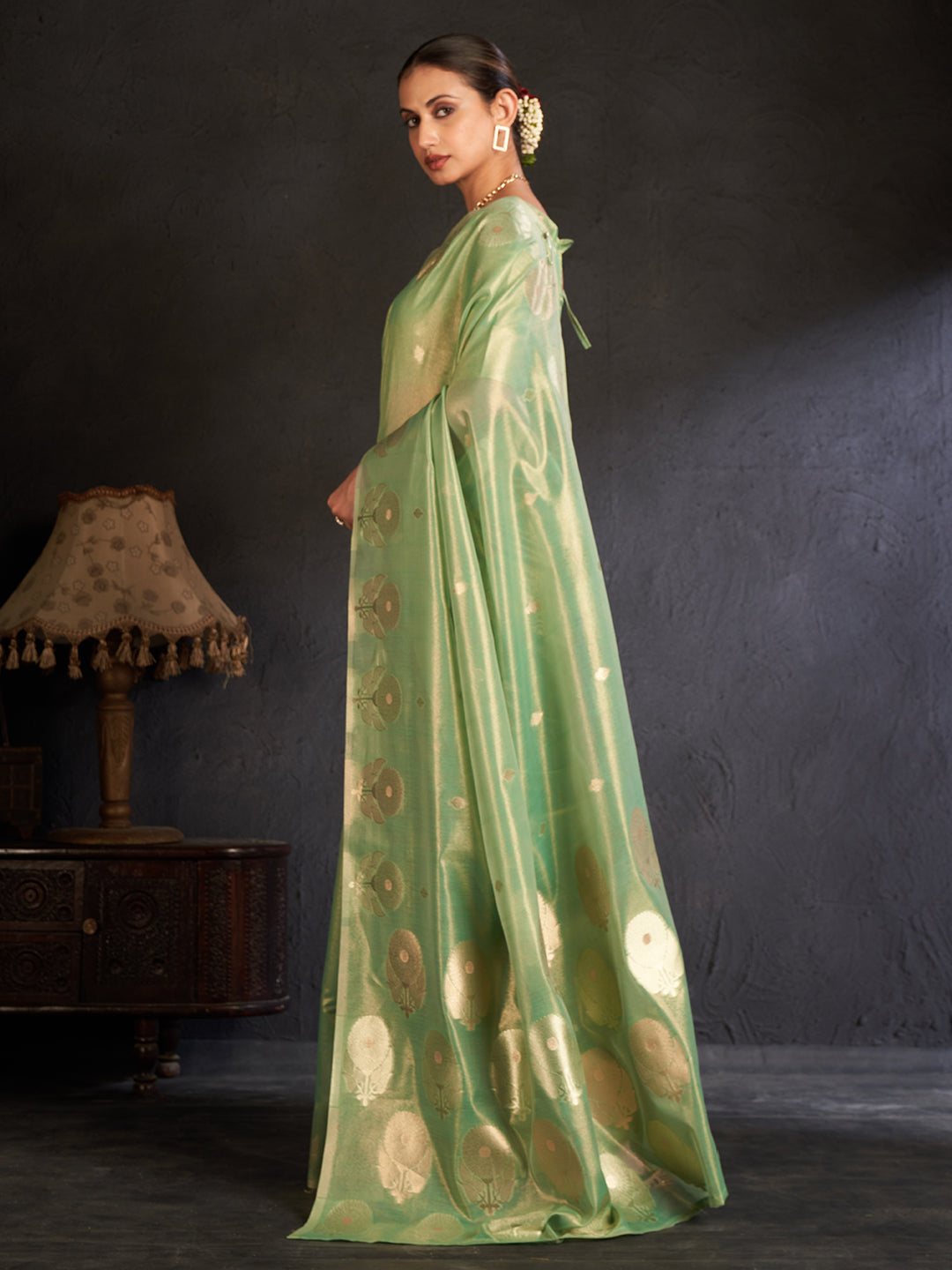 Viloni Silk in Green