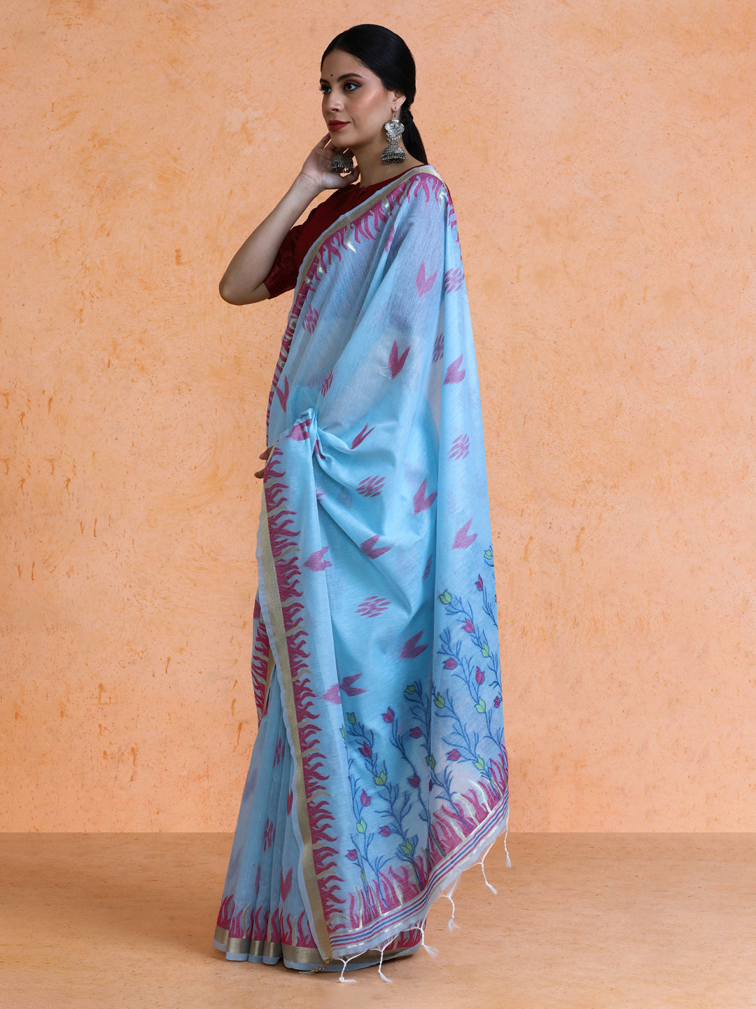 Vilasini Cotton in Sky Blue