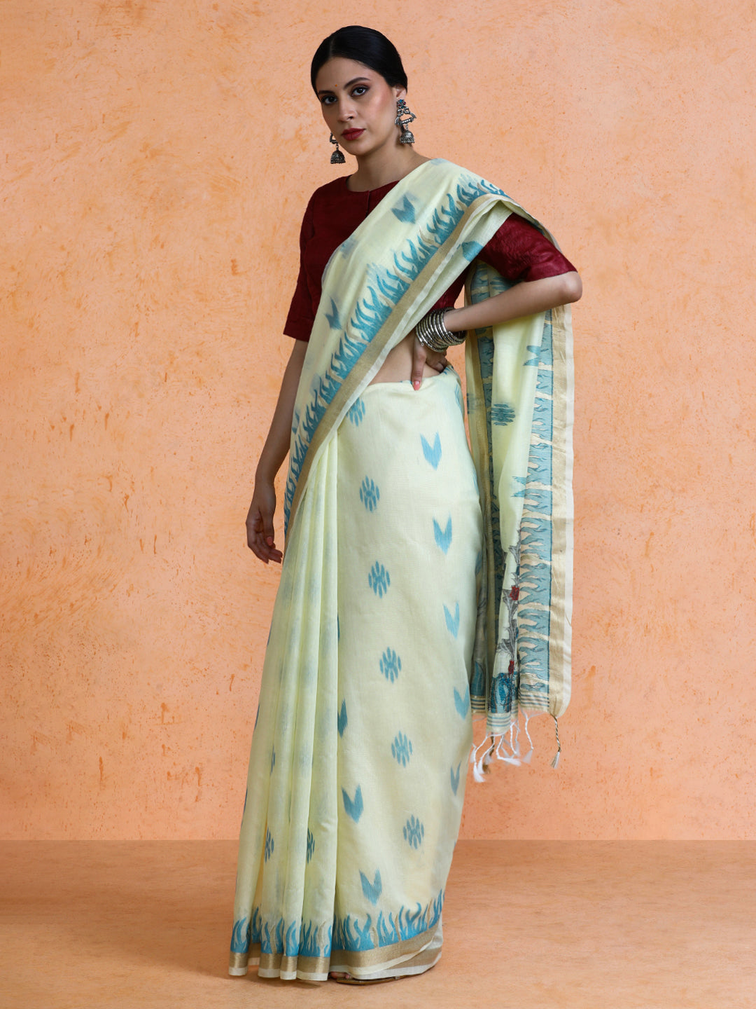 Vilasini Cotton in Cream