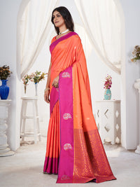 Jamuna Silk in Orange