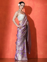 Swarna Silk in Purple