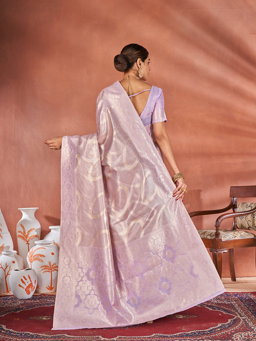 Etasha Silk In Lilac