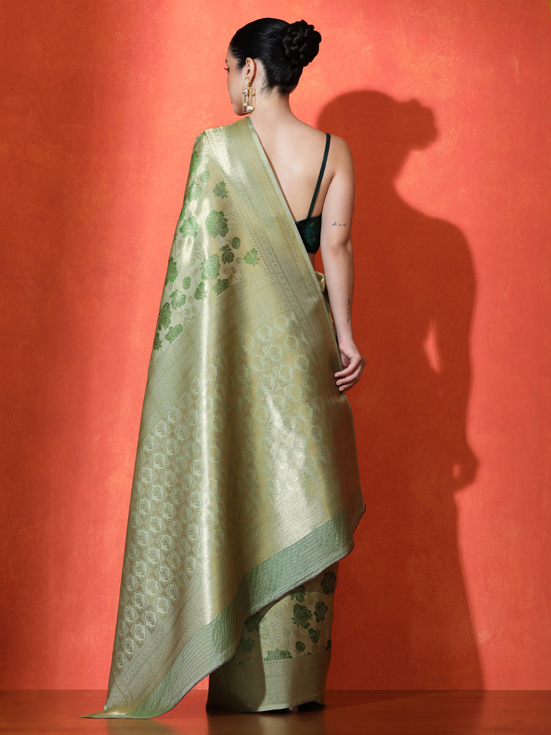 Sarvani Silk In Green