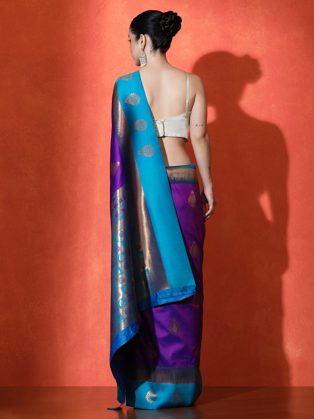 Latika Silk in Purple