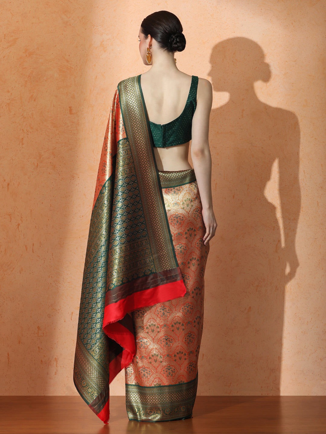 Rasika Silk In Orange