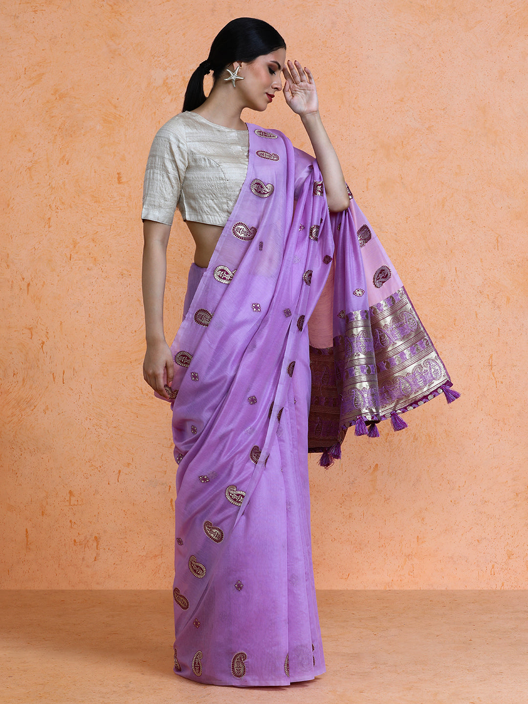 Rasa Cotton in Lavender