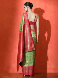 Vasanti Silk in Light Green