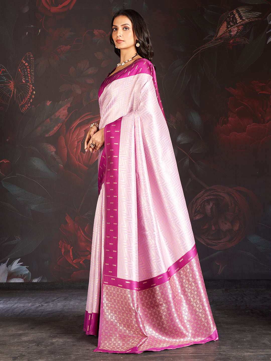 Vastra Silk In Grape Purple