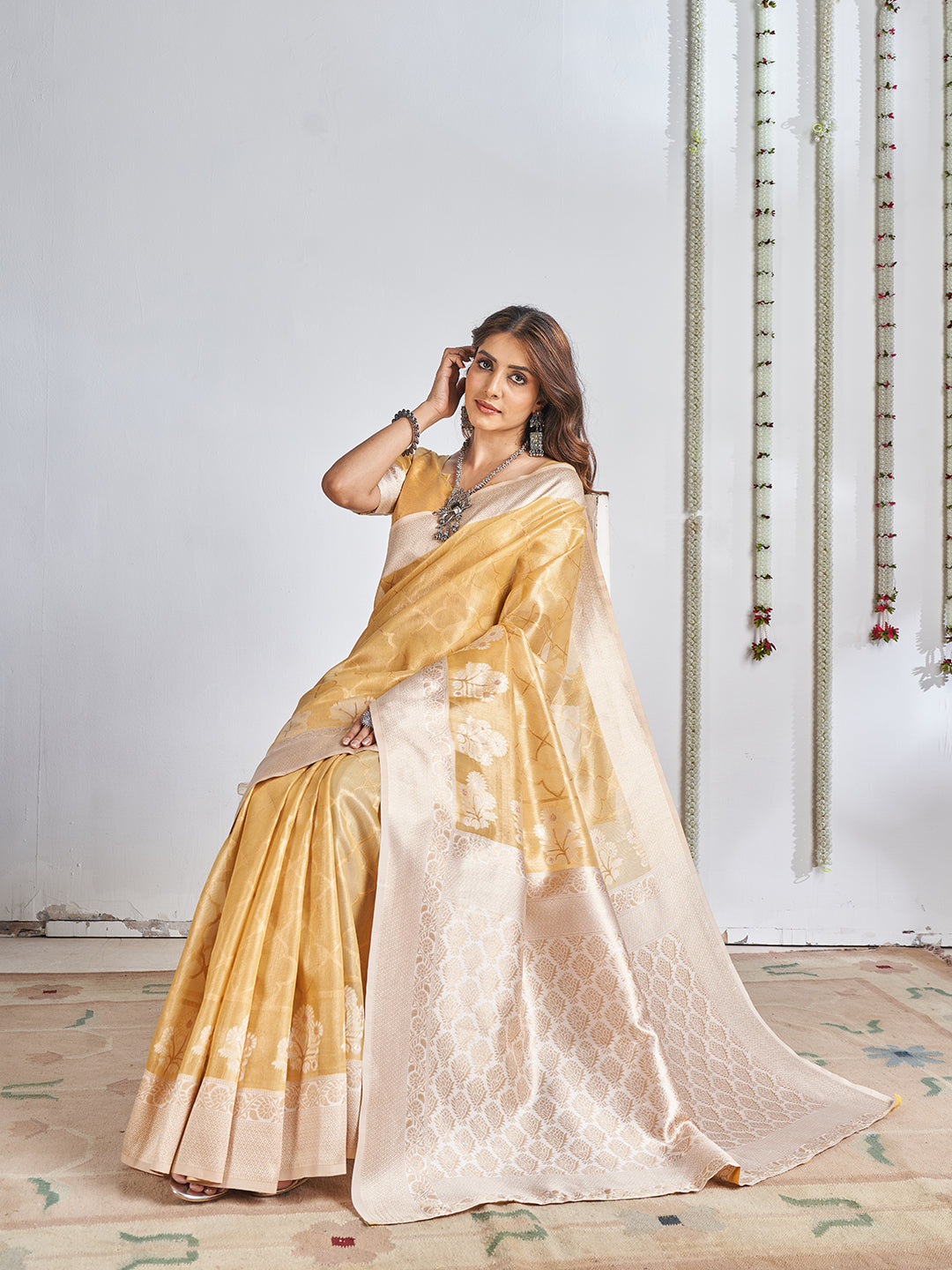 Sannidhi Silk In Yellow