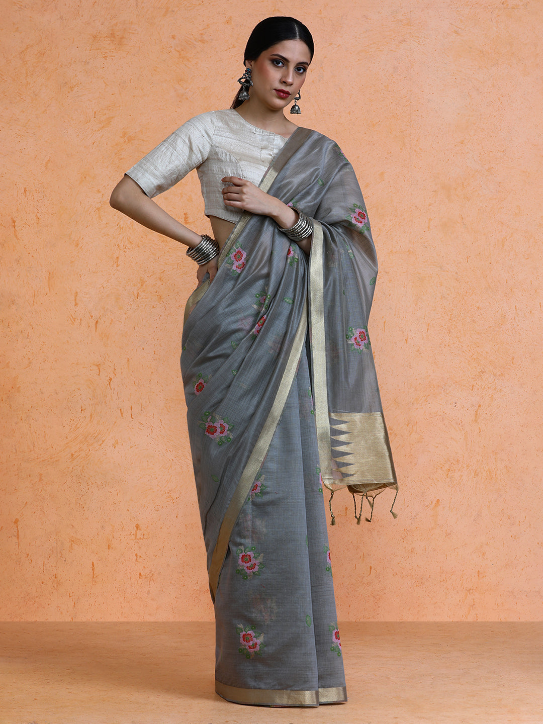 Shireen Cotton in Grey