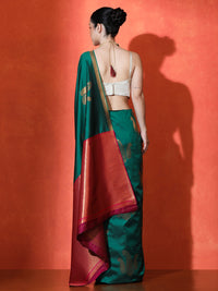 Charita Silk In Dark Green