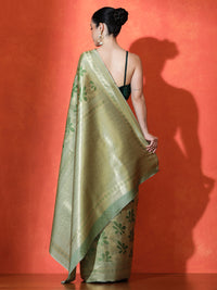 Swarna Silk in Light Green