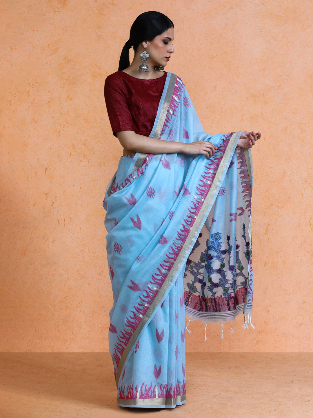 Vilasini Cotton in Sky Blue