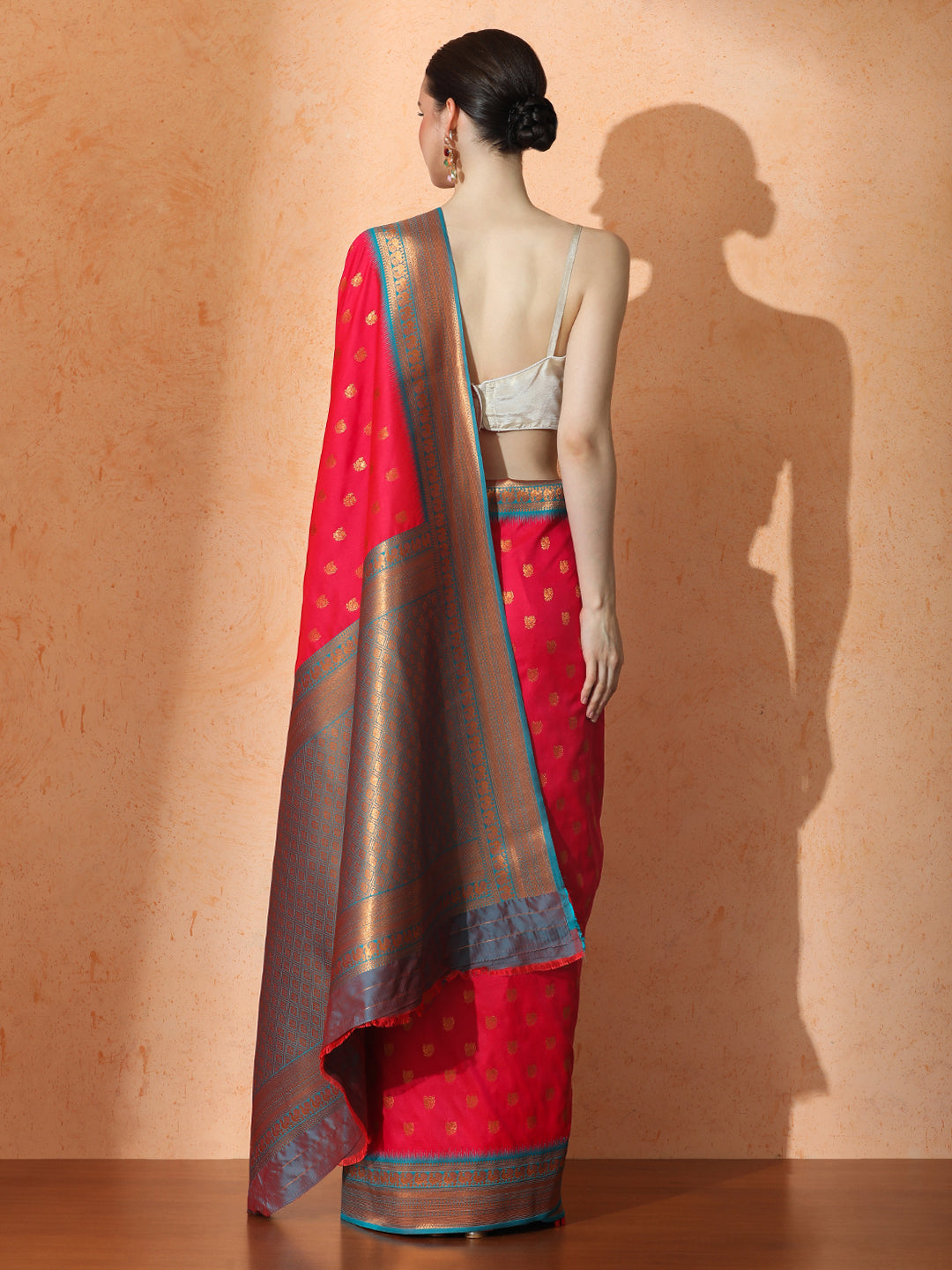 Bhakti Silk in Red