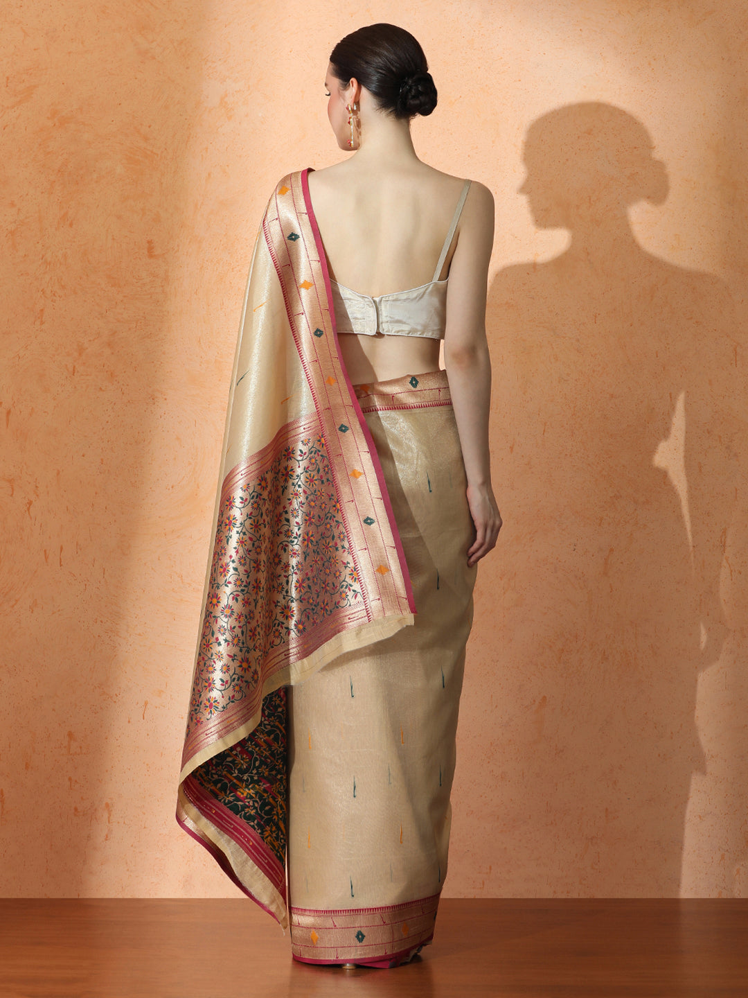 Vamika Silk In Beige