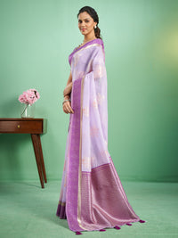 Rohini Cotton In Lavender & Grape Purple