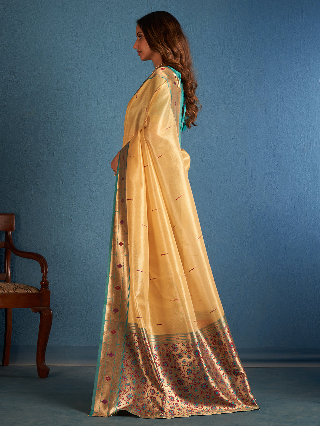 Vamika Silk in Yellow